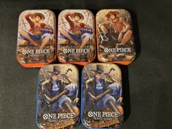 One Piece Mini Tin Vol 2 ( LOT OF 5) | OP-13 | Factory Sealed | Bandai | - Image 1