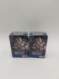 (2) ONE PIECE TCG Double Pack Set 9 The Azure Sea's Seven FACTORY SEALED NEW! - Image 1
