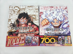 One Piece Card Game 1st And 2nd Anniversary Complete Guide Book No Promo Cards - Image 1