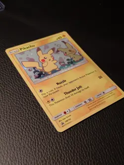 Pokemon 2019 Pikachu Holo Promo #SM162 Black Star Promo Rare Sun And Moon - Image 3