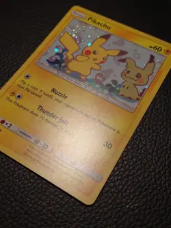 Pokemon 2019 Pikachu Holo Promo #SM162 Black Star Promo Rare Sun And Moon - Image 5