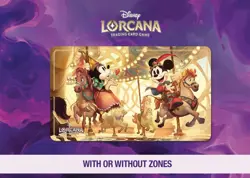 Disney Lorcana Playmat - Mickey and Minnie - Enchanted - Fabled Set 9 - TCG - C - Image 1