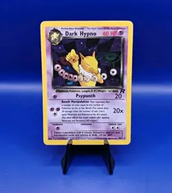 Dark Hypno 9/82 Team Rocket Set Holo Rare Pokemon Card Nintendo TCG WOTC LP - Image 1