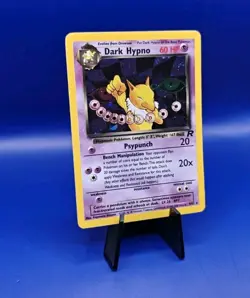 Dark Hypno 9/82 Team Rocket Set Holo Rare Pokemon Card Nintendo TCG WOTC LP - Image 2
