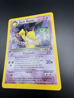 Dark Hypno 9/82 1st Edition Holo Rare Team Rocket Pokemon Card WOTC TCG 1999 - Image 3