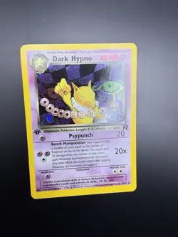 Dark Hypno 9/82 1st Edition Holo Rare Team Rocket Pokemon Card WOTC TCG 1999 - Image 4