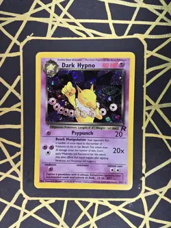 🔥 Dark Hypno 9/82 🔥 Original Holo Rare Team Rocket Set Pokemon Card WOTC TCG - Image 1
