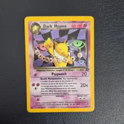 Pokemon Dark Hypno 9/82 Holo Team Rocket TCG Card Unlimited Rare WOTC LP - Image 1