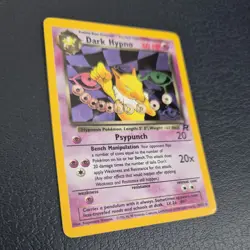 Pokemon Dark Hypno 9/82 Holo Team Rocket TCG Card Unlimited Rare WOTC LP - Image 2