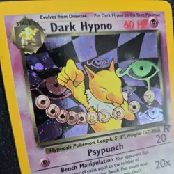Pokemon Dark Hypno 9/82 Holo Team Rocket TCG Card Unlimited Rare WOTC LP - Image 4