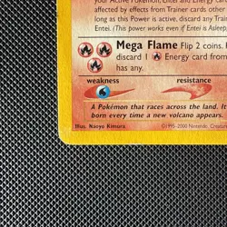 Pokemon Neo Revelation 1st Edition Rare Entei Card 17/64 MP - Image 2