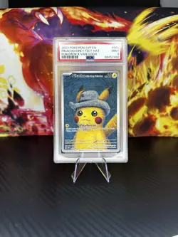 PSA 9 Pikachu with Grey Felt Hat 085 Sv: Scarlet & Violet Promo Card - Image 1