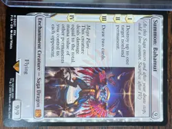 Summon: Bahamut- Final Fantasy Magic the Gathering- M 0001- Non Foil- Mythic NM - Image 1