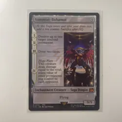 Summon: Bahamut- Final Fantasy Magic the Gathering- M 0001- Non Foil- Mythic NM - Image 1