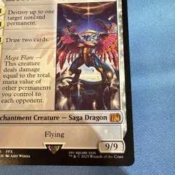 Summon: Bahamut- Final Fantasy Magic the Gathering- M 0001- Non Foil- Mythic NM - Image 4