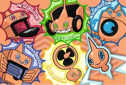 Pokemon Postcard Ichiban Kuji Rotom Forms - Image 1