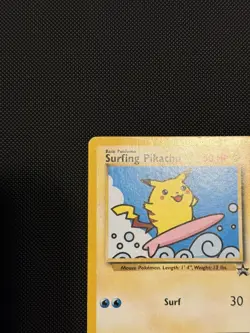 Surfing Pikachu #28 Black Star Promo WOTC Heavy Play - Image 5