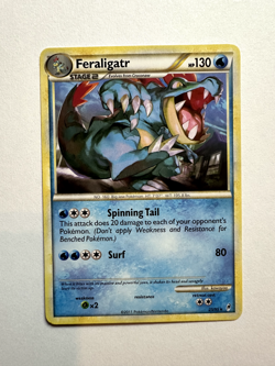 Pokemon Tcg - Feraligatr 25/95 Non-Holo Rare - HGSS Call Of Legends - Image 1