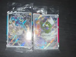 Tornadus SVP 209 & Thundurus SVP 210 - POKEMON CENTER - Promo stamp SEALED Set - Image 1