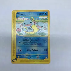 Pokemon Card - Wooper Aquapolis 117/147 Common Non Holo - Image 1