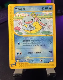 Aquapolis Wooper 117/147 Non-Holo LP- E-Series Pokemon TCG WOTC Ungraded - Image 2