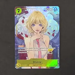 Stussy Alt Art OP13-110 SR Carrying on His Will ONE PIECE Card Game NM - Image 1