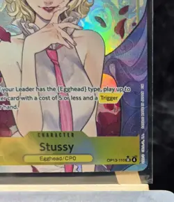 Stussy Alt Art OP13-110 SR Carrying on His Will ONE PIECE Card Game NM - Image 5
