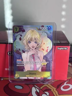 Stussy Alt Art OP13-110 SR Carrying on His Will ONE PIECE Card Game NM - Image 1