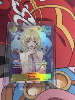 Stussy Alt Art OP13-110 SR Carrying on His Will ONE PIECE Card Game NM - Image 3