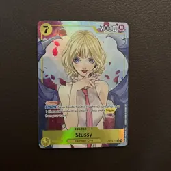 Stussy Alt Art OP13-110 SR Carrying on His Will ONE PIECE Card Game NM - Image 2