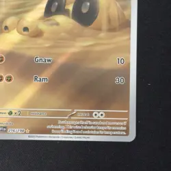 Sandile 216/198 Illustration Rare Scarlet & Violet Base Set Pokemon TCG English - Image 5