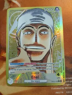 Enel OP05-098 Alt Art Leader One Piece Card Game ENGLISH N. Mint/Mint Condition - Image 1