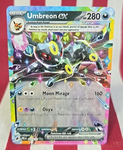 Pokemon Umbreon EX 60/131 Double Rare Holo Card Prismatic Evolutions - Image 1