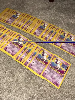 Pokemon Cards Base Set Mew None Holo Lot Of 100 Cards - Image 2