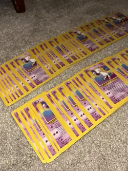 Pokemon Cards Base Set Mew None Holo Lot Of 100 Cards - Image 5