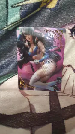 GODDESS STORY HOLOGRAM RARE DVA OVERWATCH ANIME WAIFU CARD - Image 2