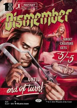 MTG English Dismember (321) NM Foil Secret Lair - Image 1