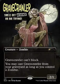 MTG English Gravecrawler NM Foil Secret Lair - Image 1