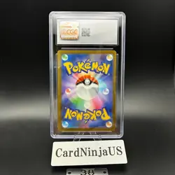 CGC MINT 9 N's Zekrom AR 210/193 M2a MEGA Dream ex Pokemon Card Japanese 38 - Image 2