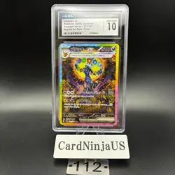 CGC GEM MINT 10 Umbreon ex SAR 217/187 Terastal Festival sv8a 2024 Pokemon Card - Image 1