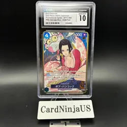 CGC GEM MINT 10 Boa Hancock ST17-004 Premium Booster ONE PIECE CARD THE BEST 1 - Image 1
