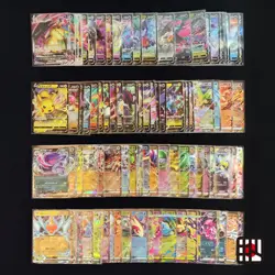 Bulk Lot 100 V ex RR VMAX VSTAR RRR NM-LP No Dupes Japanese Pokemon Card 619 - Image 1