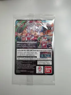 One Piece Monkey D. Luffy US College Basketball SEALED Promo Card RUTGERS - Image 2