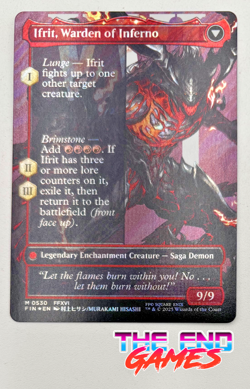 MTG Magic The Gathering | Clive Ifrit's Dominant Borderless Surge Foil NM SALE! - Image 2