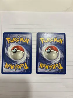 1999 Pokemon Machop and Machoke Base Set Pokemon Cards WOTC - Image 2