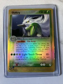 Shiftry 12/100 - Reverse Holo Rare - EX Sandstorm - E-Reader Pokemon TCG Card - Image 1