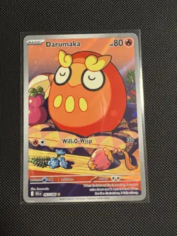 Darumaka 097/086 Sv: Black Bolt Illustration Rare NM Holo Pokemon Card - Image 1