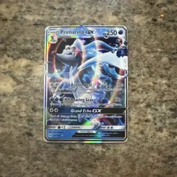Pokemon TCG Primarina GX Holo Ultra Rare Card Sun & Moon Base Set 42/149 - Image 1