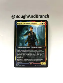 Edgin, Larcenous Lutenist Secret Lair Drop Regular - Image 1