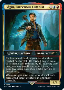 Edgin, Larcenous Lutenist Secret Lair Drop Regular - Image 3